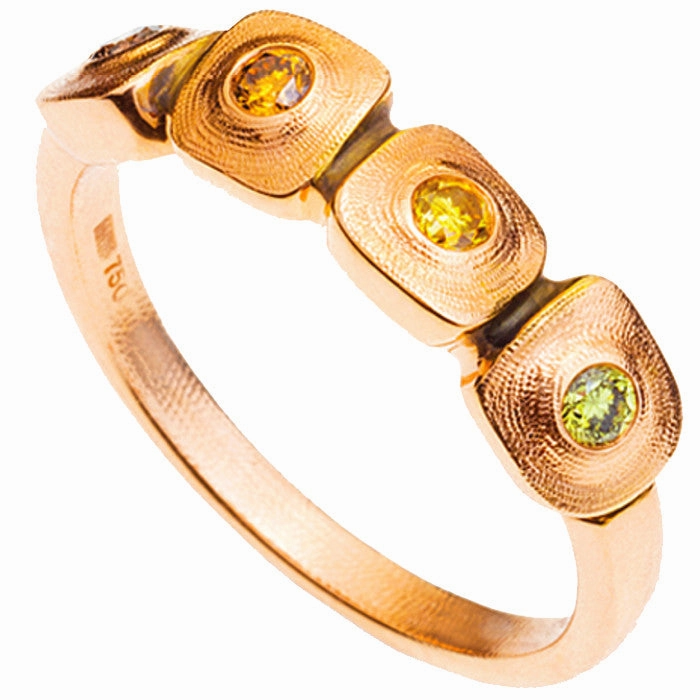 Alex Sepkus Dancing Squares Ring - R-212RDC