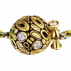 Alex Sepkus Diamond Open Oval Ball Clasp - M-9C