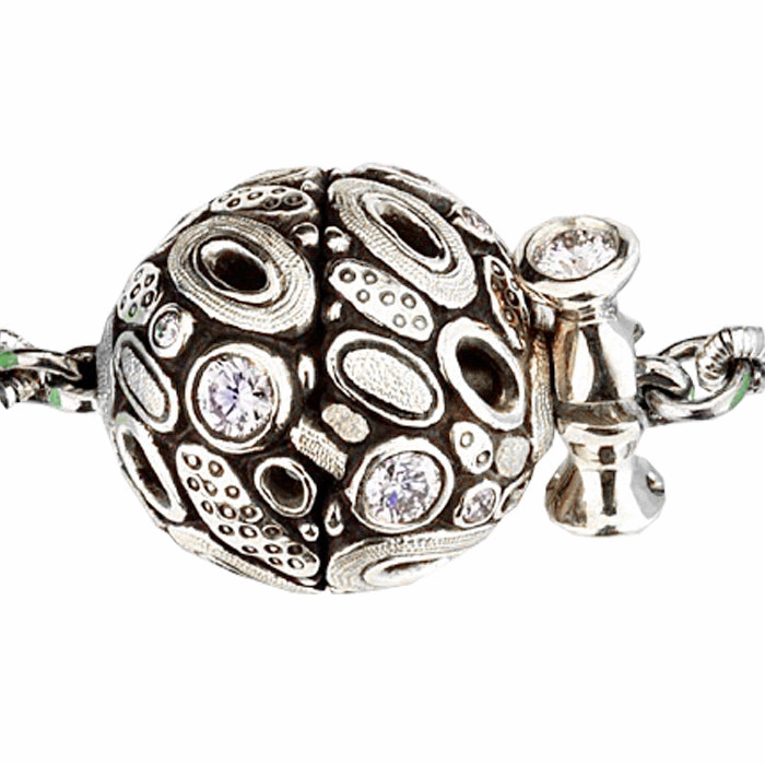 Alex Sepkus Diamond Open Oval Ball Clasp - M-9PC