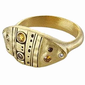 Alex Sepkus Leaf Dome Ring - R-200DC