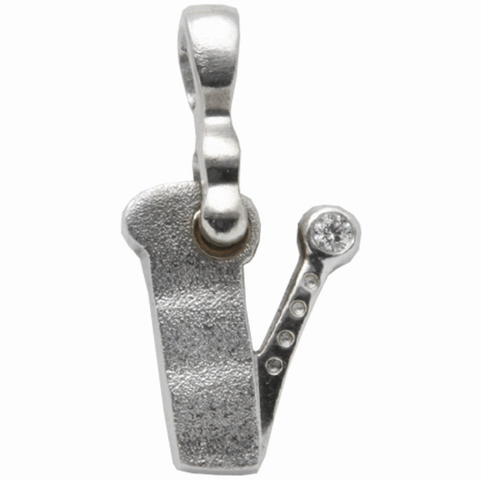 Alex Sepkus Letter V Pendant Necklace with Bail - M-VP