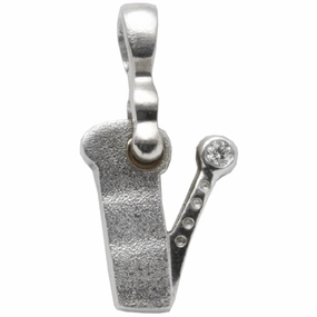 Alex Sepkus Letter V Pendant Necklace with Bail - M-VP