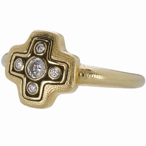 Alex Sepkus Little Cross Dome Ring - R-162D