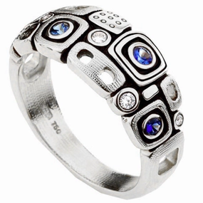 Alex Sepkus Little Windows Dome Ring - R-214PS