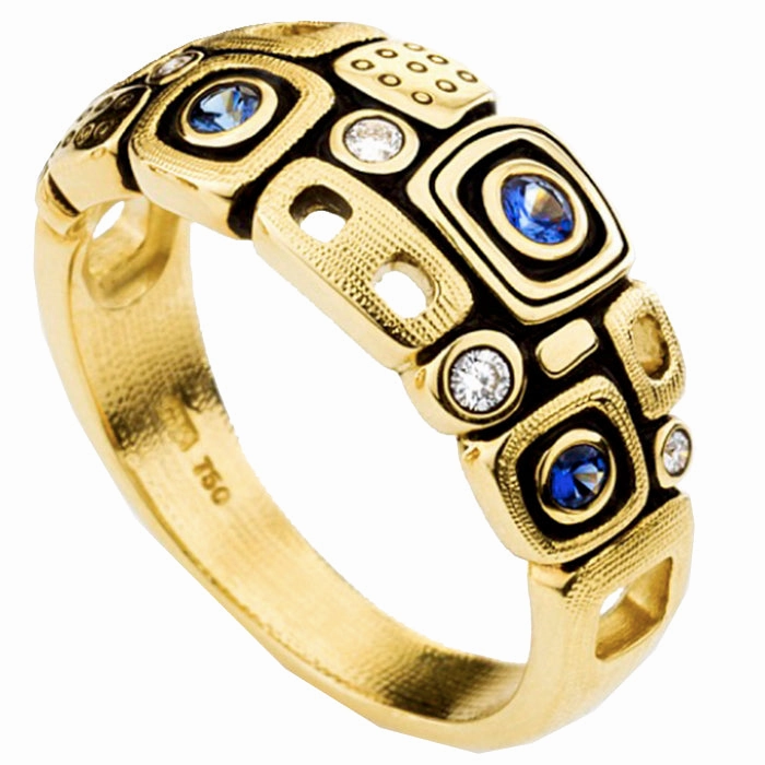Alex Sepkus Little Windows Dome Ring - R-214S