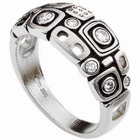 Alex Sepkus Little Windows Dome Ring - R-214ZD