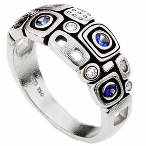 Alex Sepkus Little Windows Dome Ring - R-214ZS