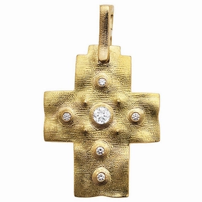 Alex Sepkus Raised Cross Pendant Necklace - M-100D