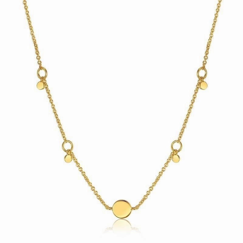 Ania Haie Geometry Drop Discs Necklace