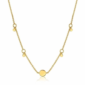 Ania Haie Geometry Drop Discs Necklace