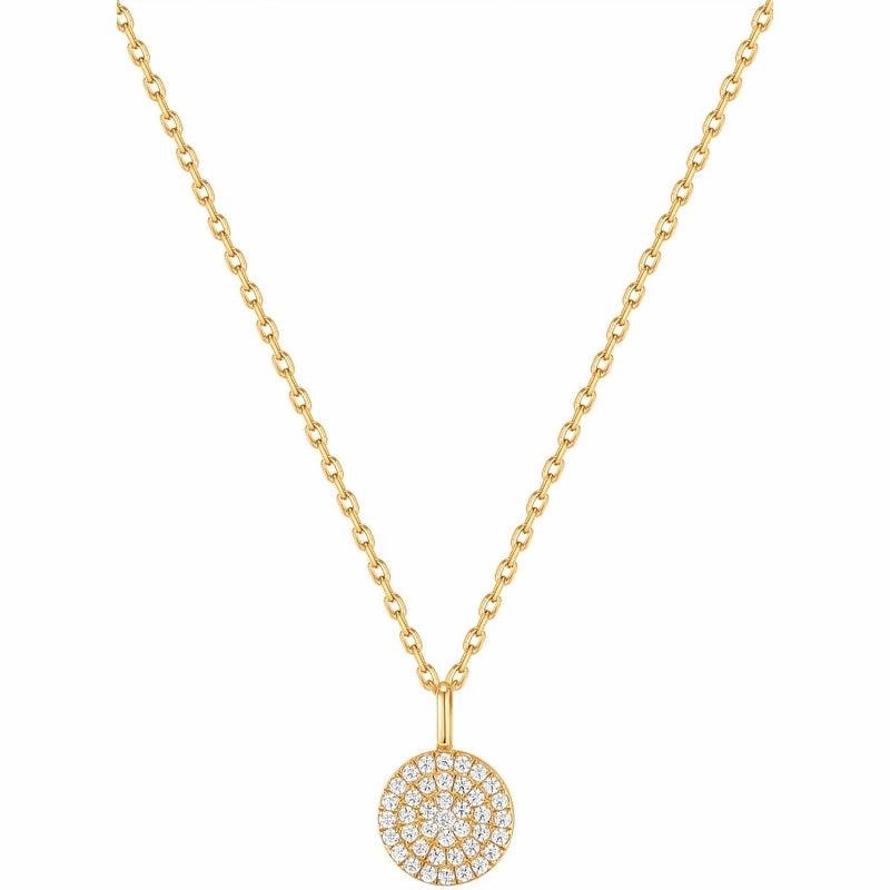 Ania Haie Glam Disc Pendant Necklace