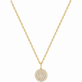 Ania Haie Glam Disc Pendant Necklace