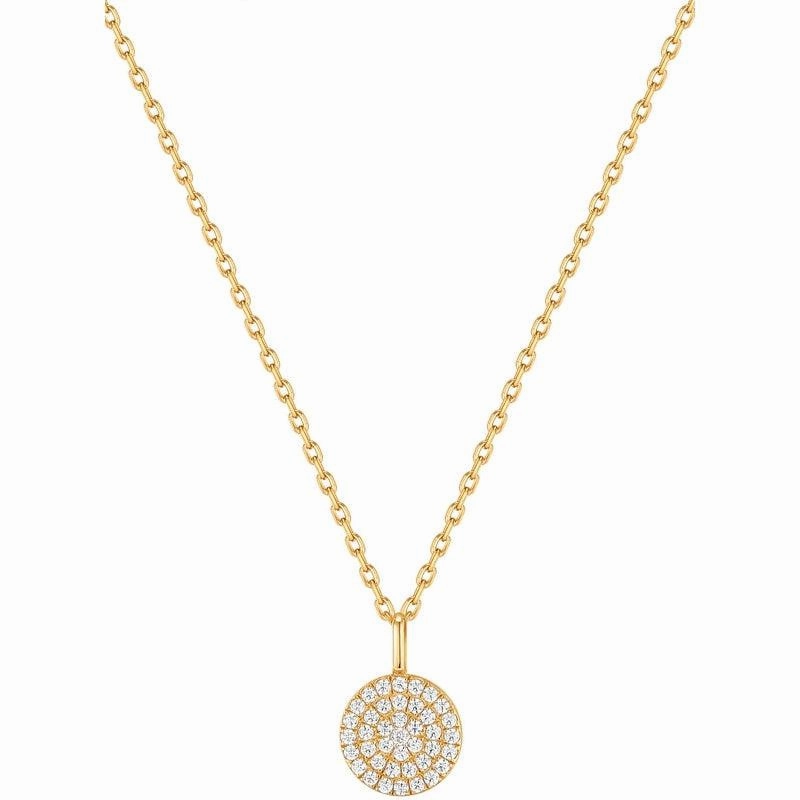 Ania Haie Glam Disc Pendant Necklace