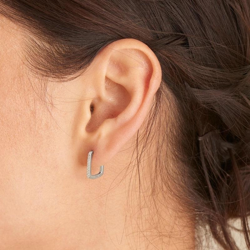 Ania Haie Glam Oval Hoop Earrings