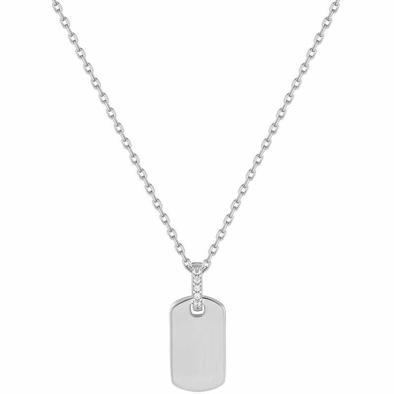 Ania Haie Glam Tag Pendant Necklace