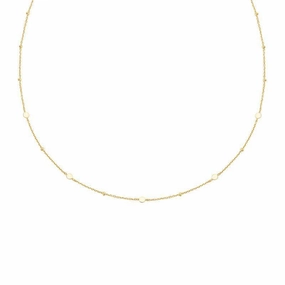 Ania Haie Gold Disc Station Necklace