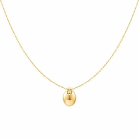 Ania Haie Gold Oval Charm Necklace