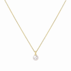 Ania Haie Gold Pearl Drop Pendant Necklace