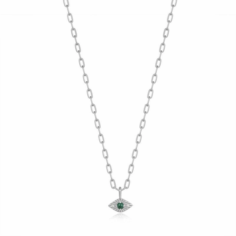 Ania Haie Malachite Evil Eye Necklace