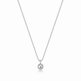 Ania Haie Silver Orb Drop Pendant Necklace