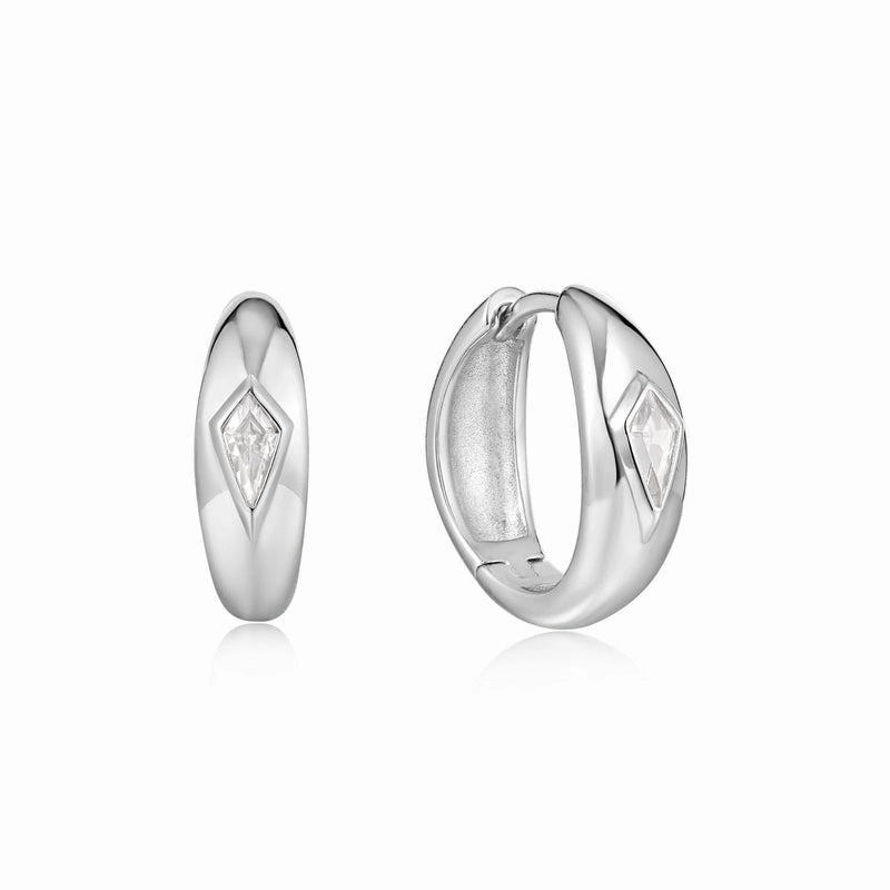 Ania Haie Sparkle Dome Hoop Earrings