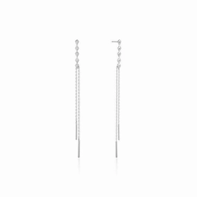 Ania Haie Spike Double Drop Earrings