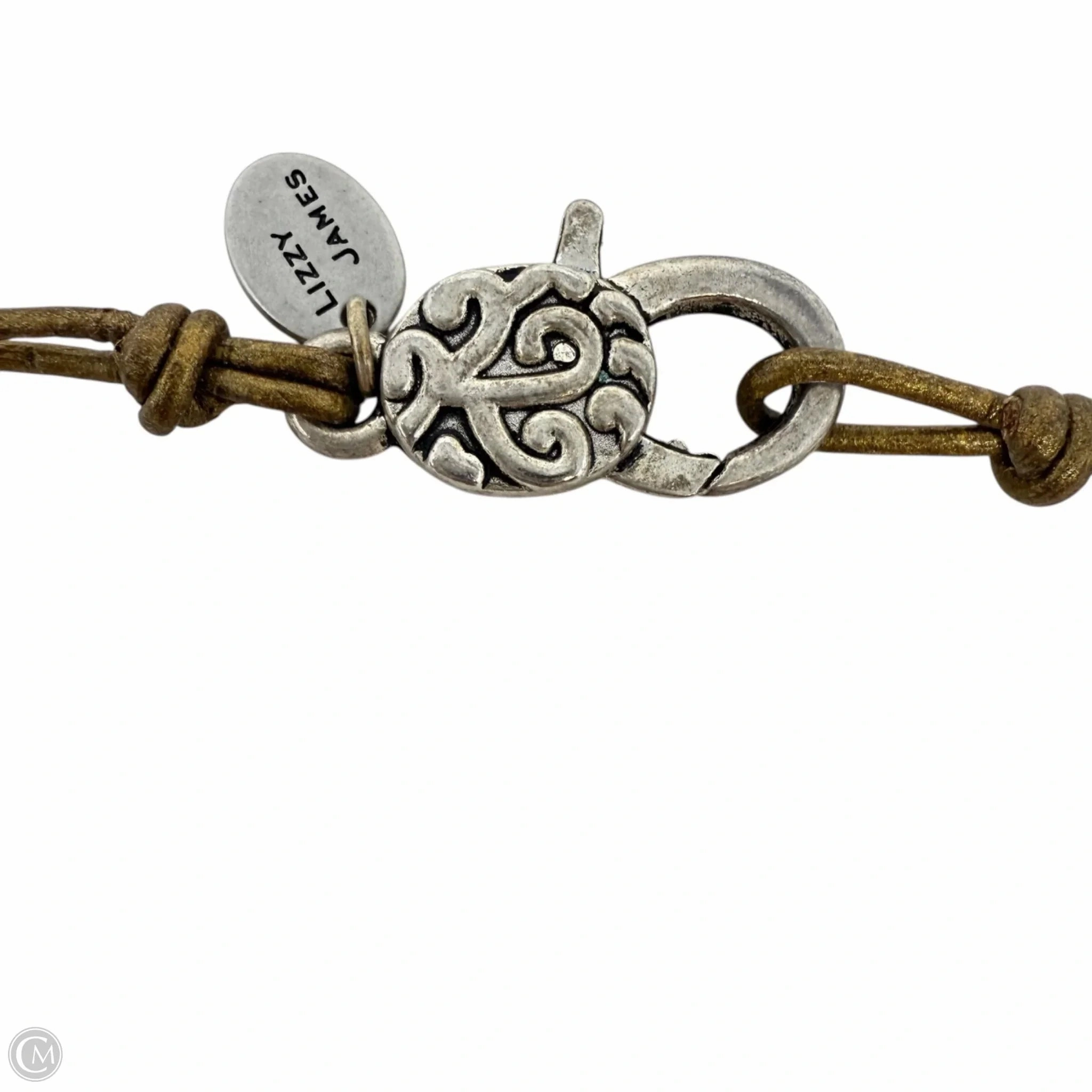 Bella Metallic Bronze Leather Wrap Bracelet/Necklace with Silver & Mixed Metal Beads By Lizzy James