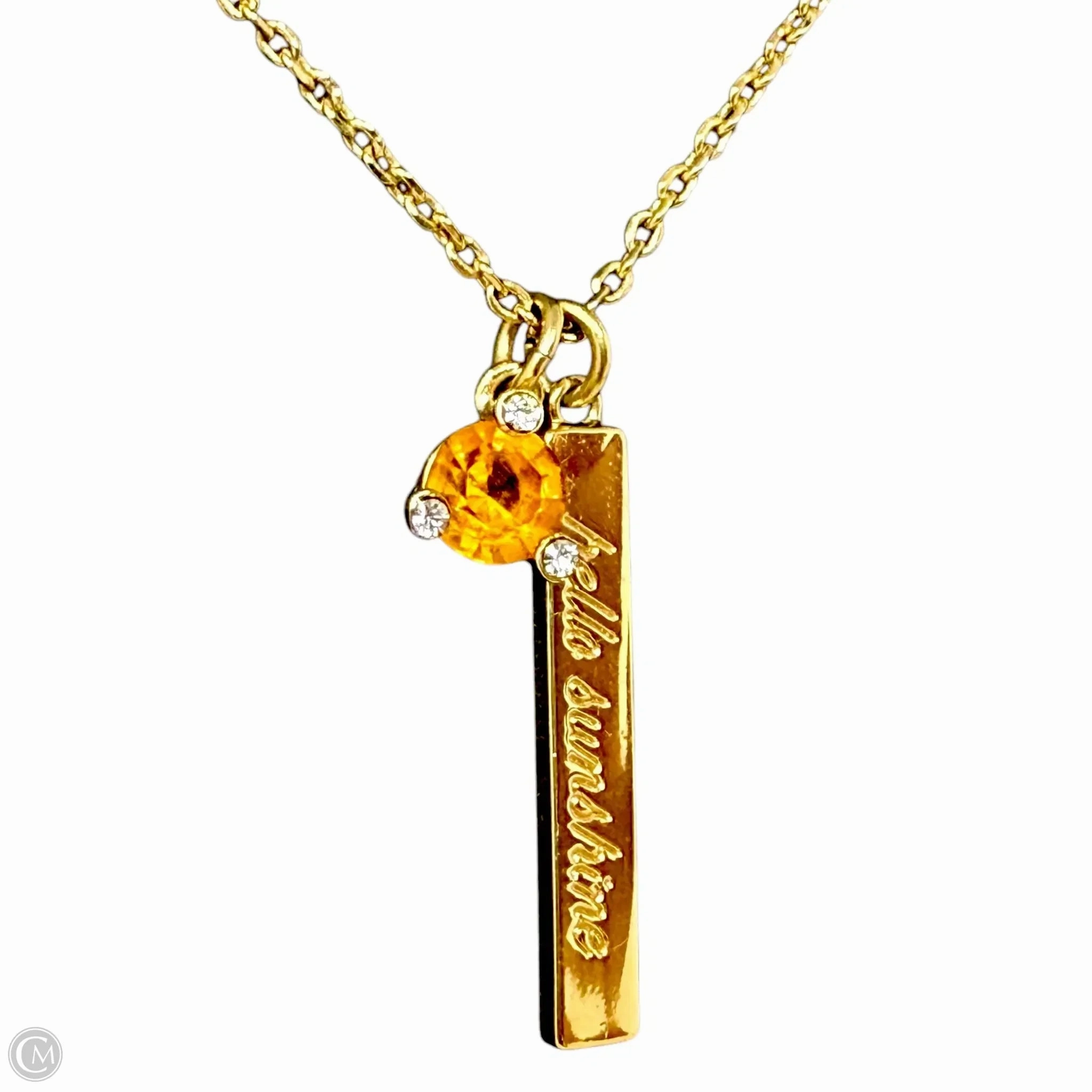 Born To Be November Necklace Designer By Kate Spade