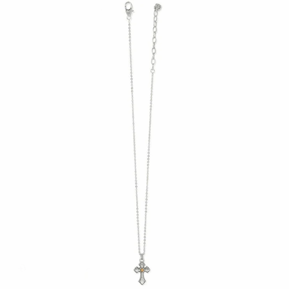 Brighton Majestic Regal Cross Reversible Necklace