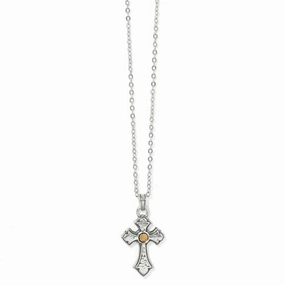 Brighton Majestic Regal Cross Reversible Necklace