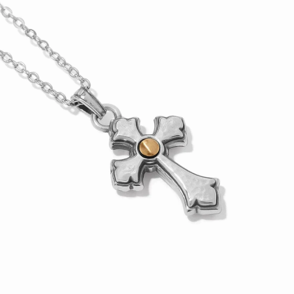 Brighton Majestic Regal Cross Reversible Necklace
