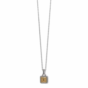Brighton Mosaic Two Tone Mini Tile Necklace