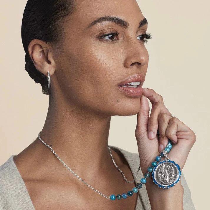 Brighton Protection Angel Medallion Necklace