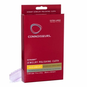 Connoisseurs Ultrasoft Gold Jewellery Polishing Cloth