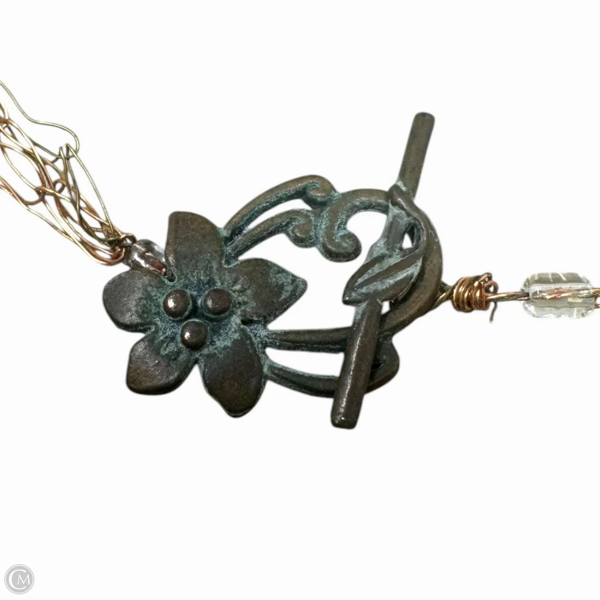 Copper Wire Beaded Necklace Unbranded