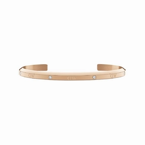 Daniel Wellington Classic Lumine Cuff Bangle Rose Gold