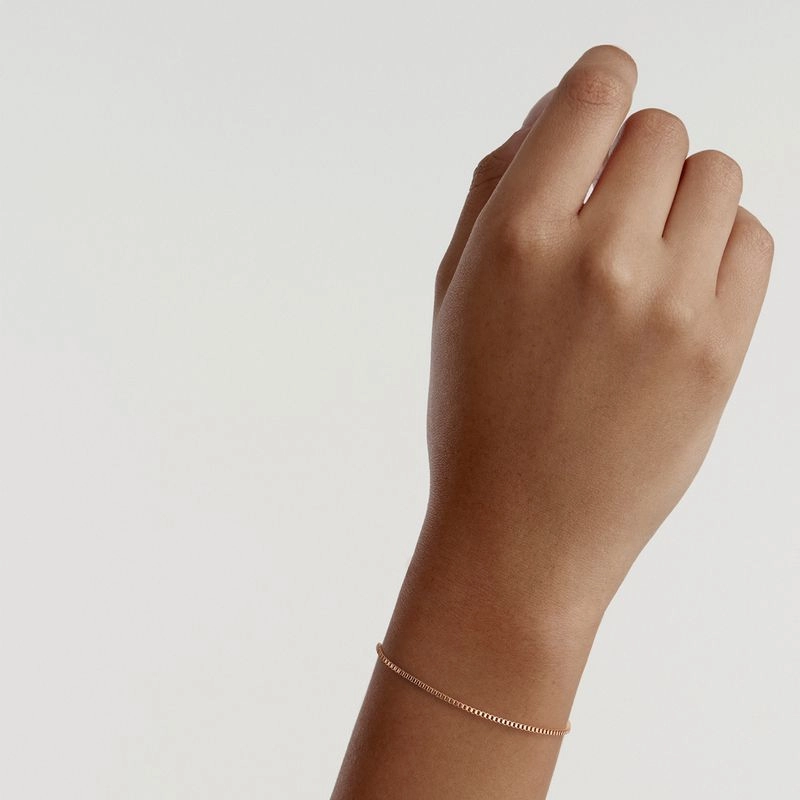 Daniel Wellington Elan Box Chain Bracelet Rose Gold