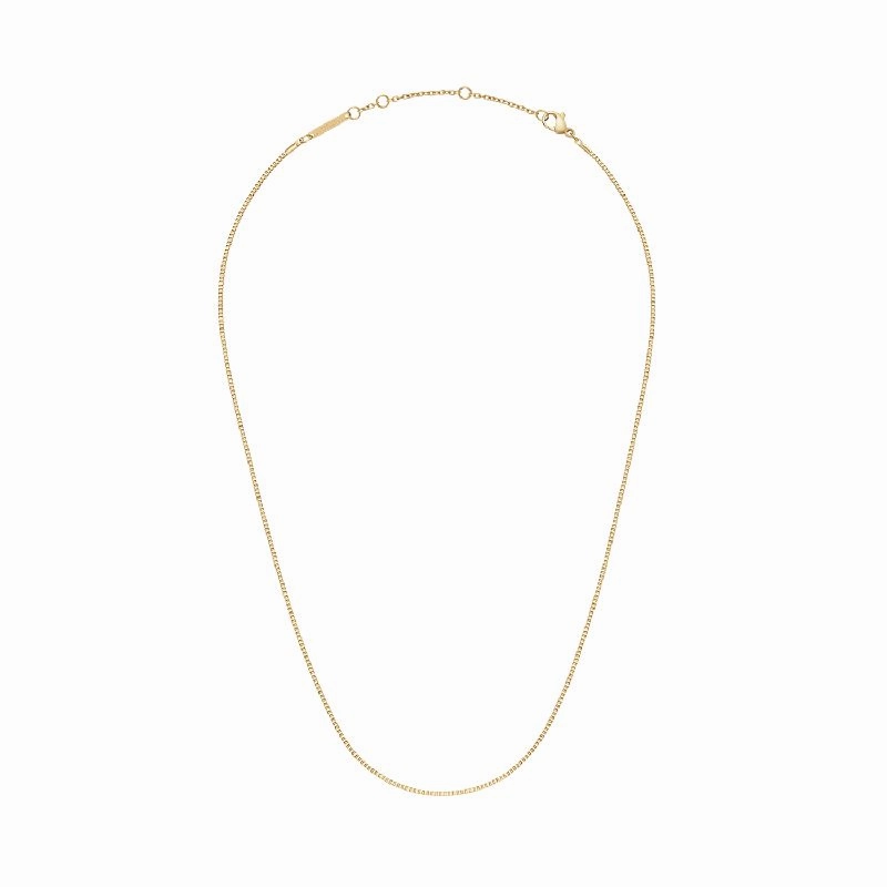 Daniel Wellington Elan Box Chain Necklace Gold