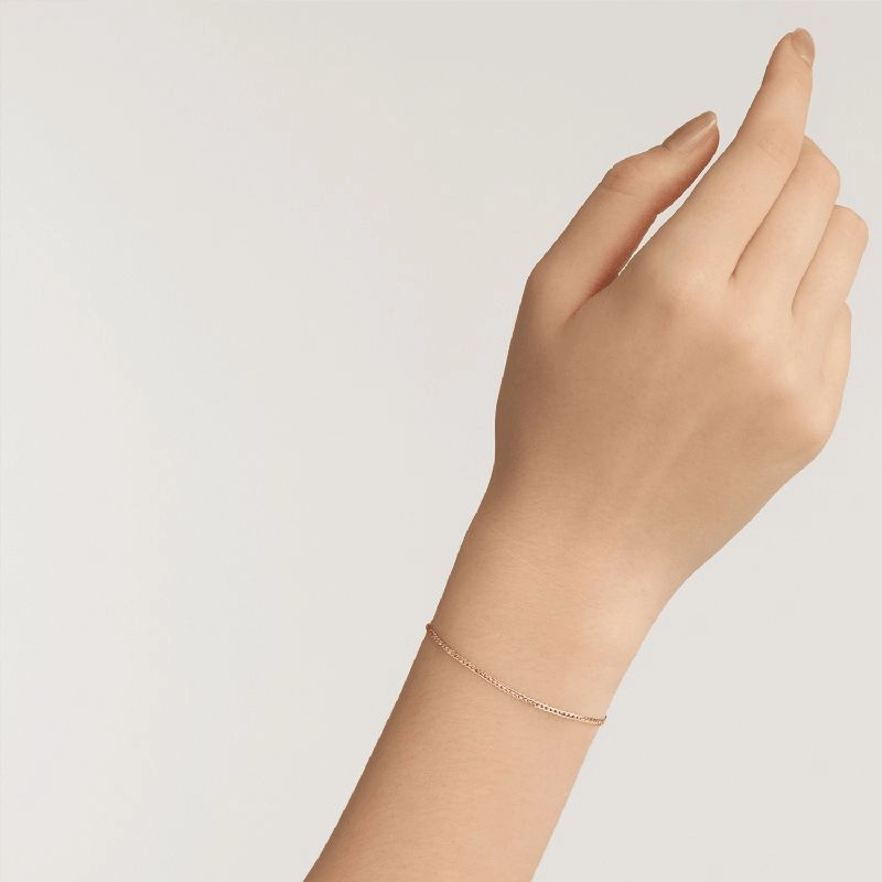 Daniel Wellington Elan Flat Chain Bracelet Rose Gold