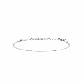 Daniel Wellington Elan Flat Chain Bracelet Silver