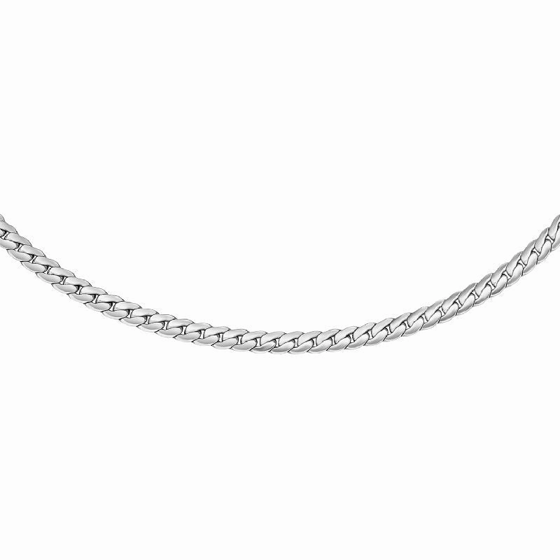 Daniel Wellington Elan Flat Chain Necklace Silver