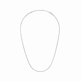 Daniel Wellington Elan Flat Chain Necklace Silver