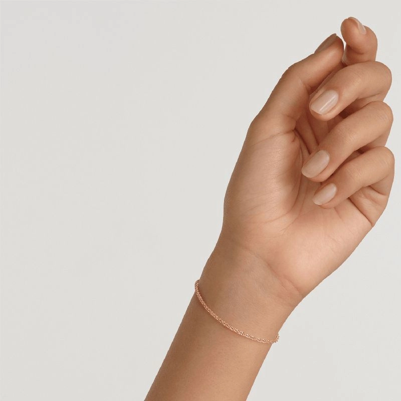 Daniel Wellington Elan Twisted Chain Bracelet Gold