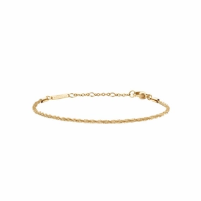 Daniel Wellington Elan Twisted Chain Bracelet Gold