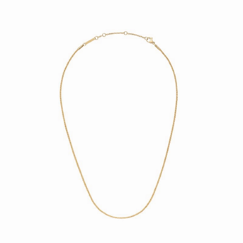 Daniel Wellington Elan Twisted Chain Necklace Gold