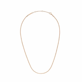 Daniel Wellington Elan Twisted Chain Necklace Rose Gold