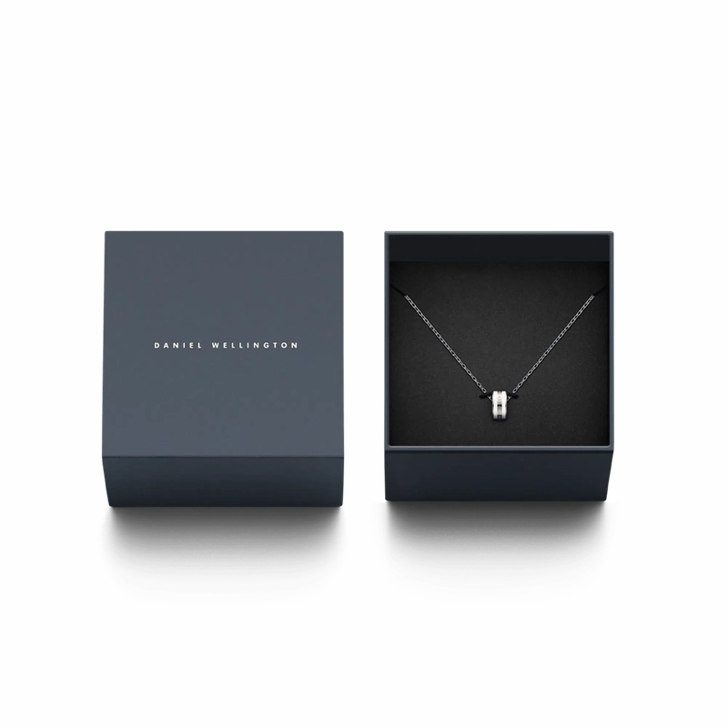 Daniel Wellington Emalie Necklace Silver White