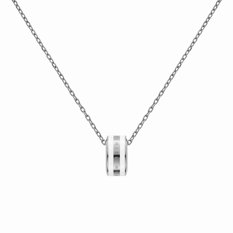 Daniel Wellington Emalie Necklace Silver White