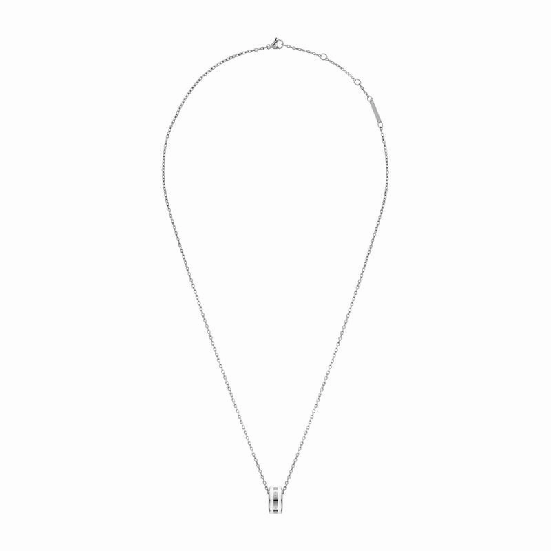 Daniel Wellington Emalie Necklace Silver White
