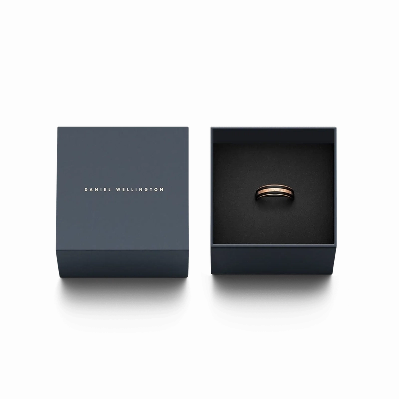 Daniel Wellington Emalie Ring Black Rose Gold